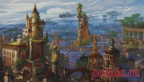 «Сказочный город» 650*371 крестик. 129 цветов. Стоимость схемы 400 рублей.

#вышивкакрестом #схемывышивки #многоцветныесхемывышивки #вышивкафэнтези #сказочныйгород #фэнтезигорода #схемыдлямулинеПНК #фэнтезипейзажи #волшебныепейзажи