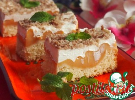 Карамельное пирожное - кулинарный рецепт