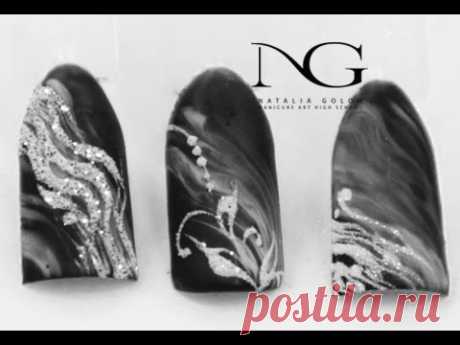 Зимний маникюр: простой дизайн ногтей / Winter nails