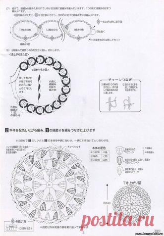 Маленькие коврики в японском стиле / Вязание крючком / Вязание крючком для начинающих