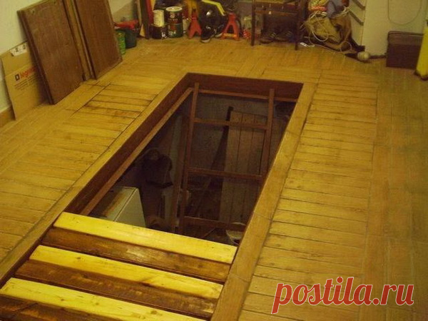 Делаем креативную крышку для смотровой ямы в гараже