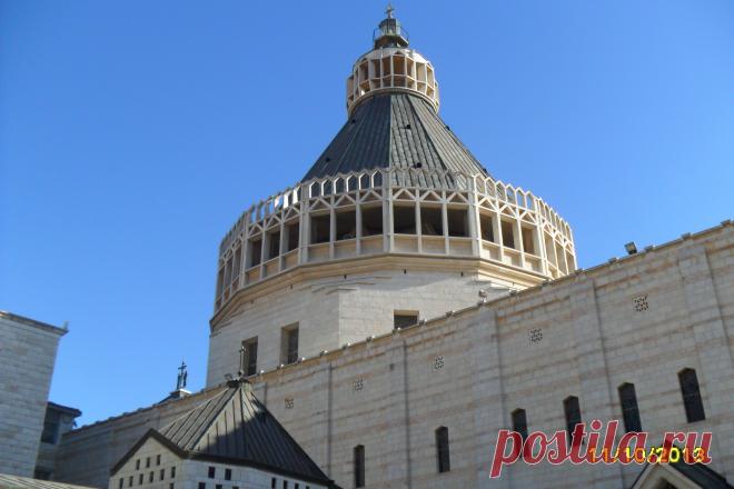 Церковь в Назарете на месте, где был дом отца Иисуса