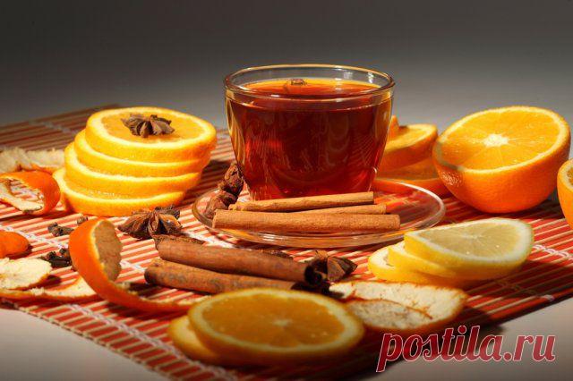 ароматный чай с корицей