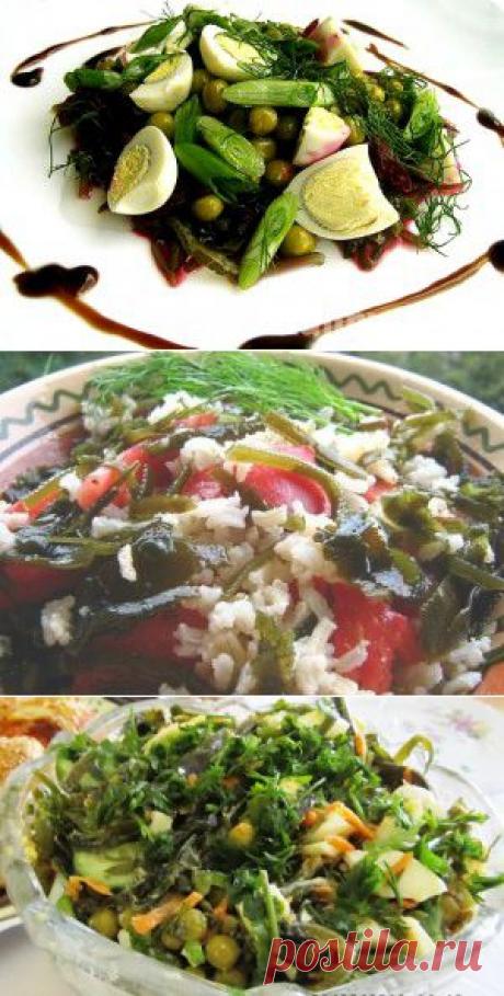Популярные салаты с морской капустой (5 салатов)
