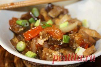 Рецепт быстрого соте из баклажанов - Быстрый обед и ужин