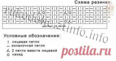 Шапочка и митенки "Ажурная осень"