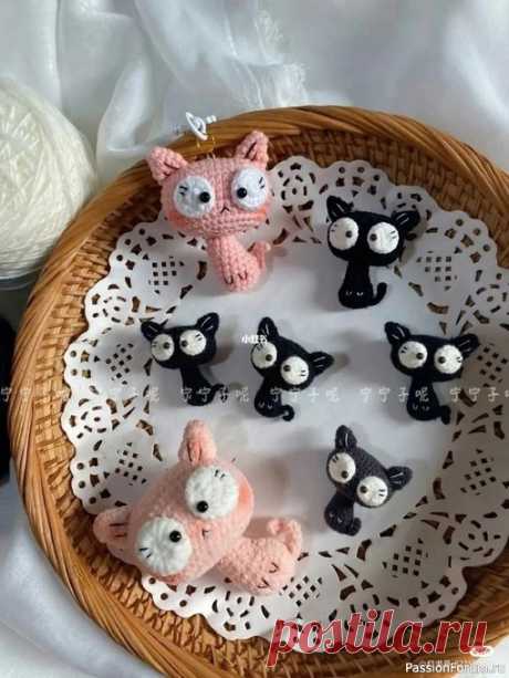 Маленький котик крючком. МК | Вязаные игрушки. Мастер-классы, схемы, описание.