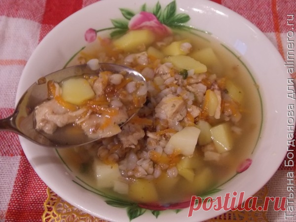 Куриный суп с гречкой