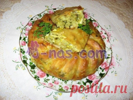 Вертута с картошкой и луком-пореем - рецепт с фото