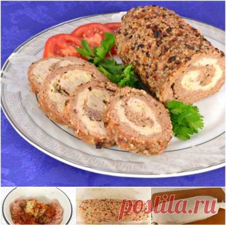 Рулет мясной «Праздничный» — Домашний уют