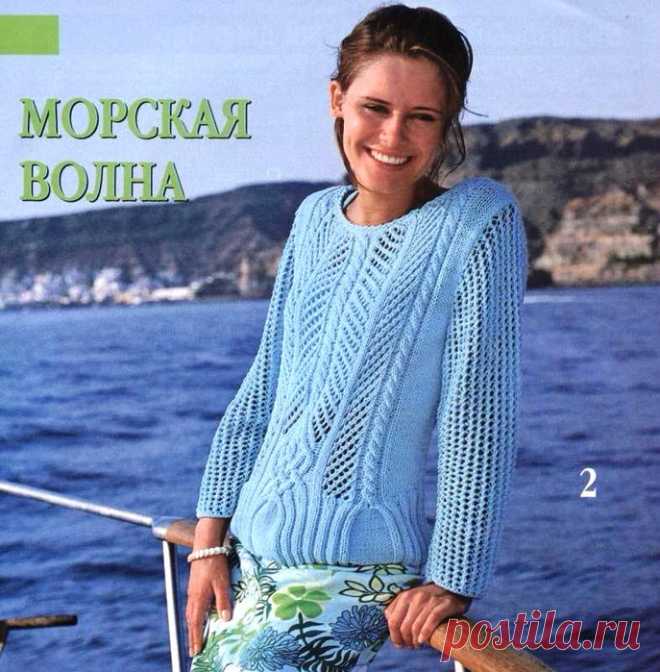 Пуловер. Спицы.