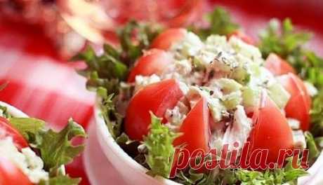 Праздничный салат с курицей «Шик»