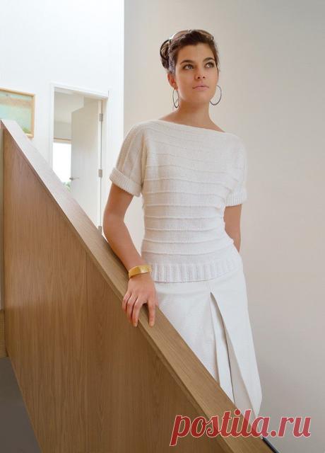 Вязание топа Raquel, Honey