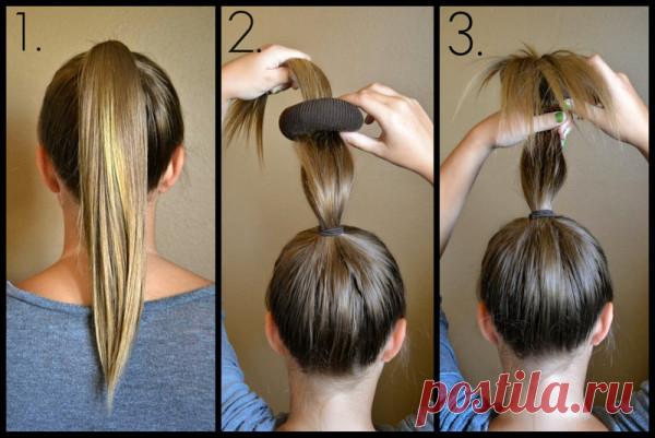 Пучок на длинные волосы (36 фото): высокий, низкий, элегантный, модный, видео-инструкция как сделать прическу своими руками, фото и цена