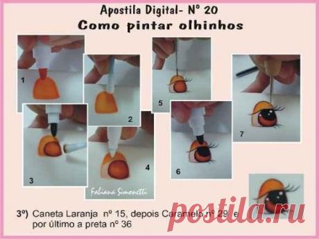 Ох, уж эти глазки! или Как Лена-Селения расписывает личики куклам - pawys Jimdo-Page!