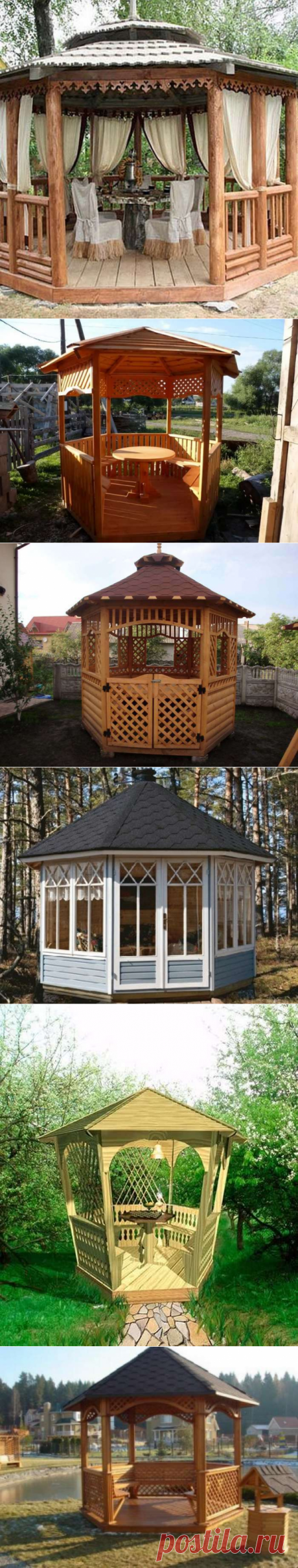 Беседки из дерева своими руками 300 фото, чертежи, схемы