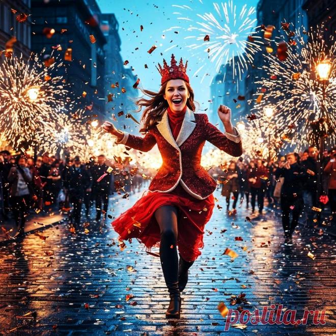 НОВЫЙ ГОД к НАМ МЧИТСЯ! (нейросеть Шедеврум).