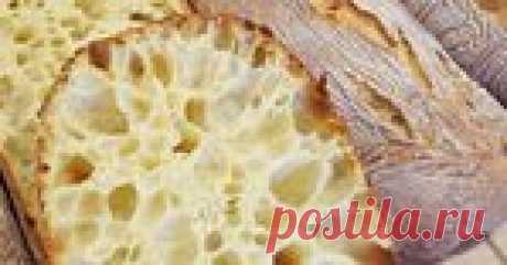 Хлеб с дырками: как готовить чиабату
