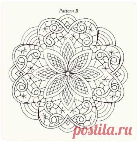кружевные шаблоны для росписи