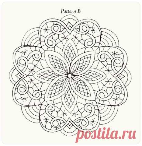 кружевные шаблоны для росписи