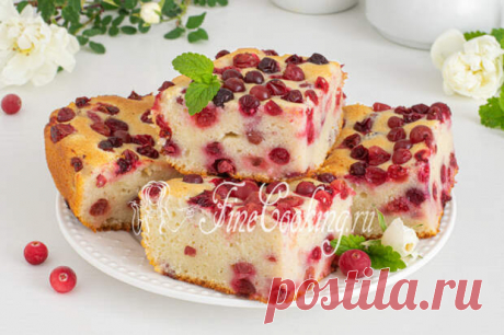 (42) Творожный манник с клюквой - Домашняя выпечка
                                             - 14 марта
                                             - 43822382350 - Медиаплатформа МирТесен Рецепт вкусного творожного манника с ягодами. Сочное, мягкое и сладкое творожное тесто, много-много островков кислой клюквы, которая взрывается во рту: с чаем - просто волшебно. Обязательно приготовьте и попробуйте! Творог выбирайте средней жирности (я использовала 5%), куриные яйца -...