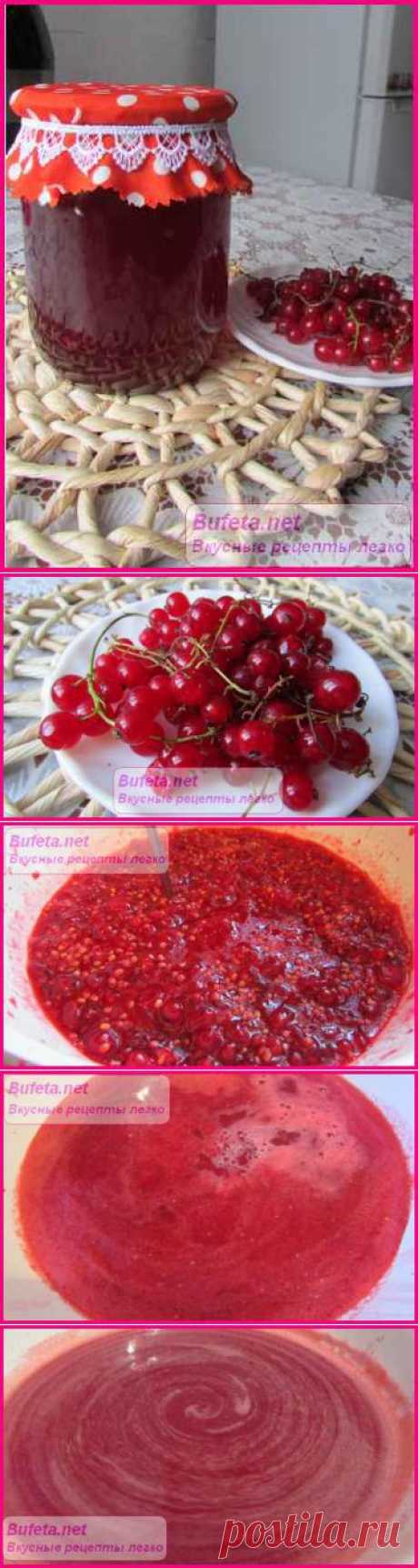 Желе из красной смородины