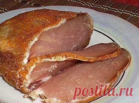 Вяленое мясо для мясной тарелки.