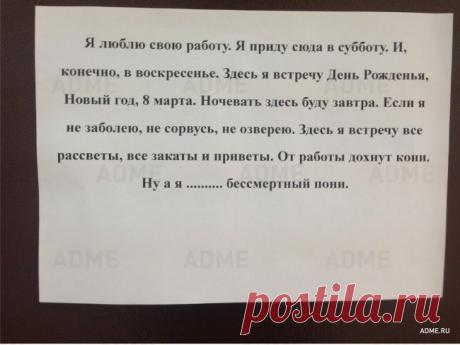 20 записок от коллег с хорошим чувством юмора