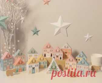 PAPERMAU: Christmas Time - The Little Village Advent Calendar Papercraftby Zu Galerie