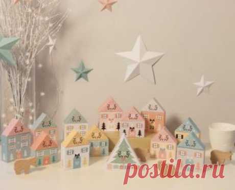 PAPERMAU: Christmas Time - The Little Village Advent Calendar Papercraftby Zu Galerie