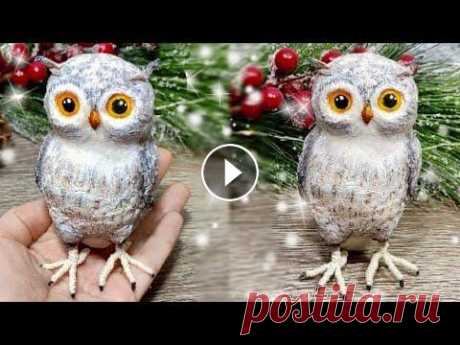 Как сделать СОВУ своими руками БЫСТРО и ПРОСТО.Поделки.Craft.OWL.DIY. Как сделать СОВУ своими руками БЫСТРО и ПРОСТО.Поделки.Craft.OWL.DIY. В этом видео я покажу Вам, как из ваты и доступных материалов сделать СОВУ своим...