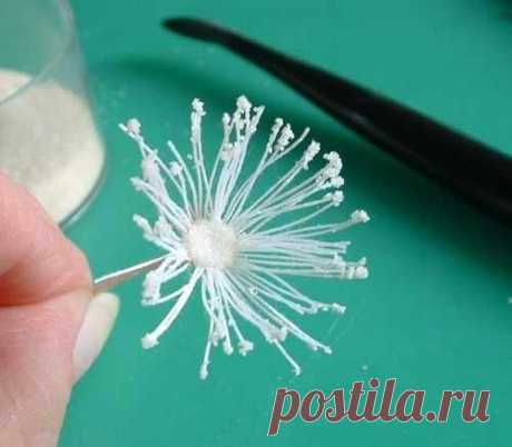 Sugar Flower Tutorial COTTON STAMENS