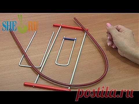 КАК НАУЧИТЬСЯ ВЯЗАТЬ НА ВИЛКЕ - 5 УРОКОВ ДЛЯ НАЧИНАЮЩИХ.