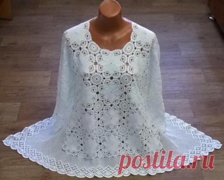 Нежная туника крючком