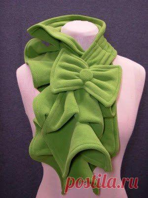 Ты можешь сшить необычный шарф | Умелые ручки