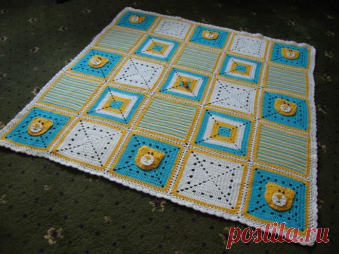 Детский пледик с мишками от пользователя «mama-mara» на Babyblog.ru