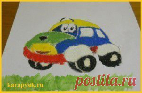 Поделки из крупы