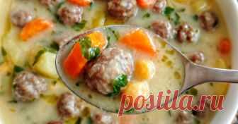 Вкуснейший турецкий суп с фрикадельками С ума сойти, какой аппетитный! А всё благодаря заправке от восточных поваров.