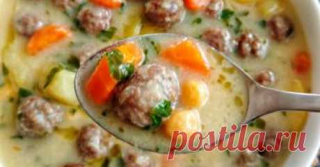 Вкуснейший турецкий суп с фрикадельками С ума сойти, какой аппетитный! А всё благодаря заправке от восточных поваров.