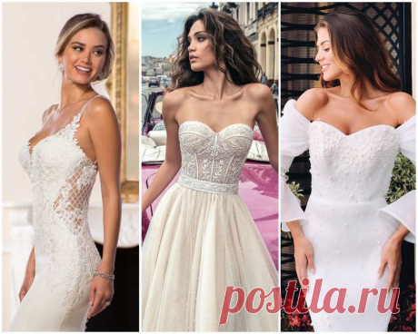 Свадебные платья: 150 фото всех фасонов и стилей