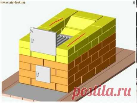 Отопительная печь 51х89 см В. Быкова