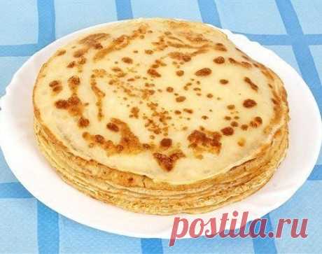 10 простых и вкусных рецептов блинов