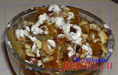 Тыквенный десерт с яблоком | Рецепты вкусно