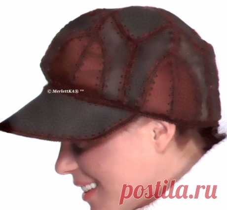 Оригинальные идеи из кожи и драпа, обвязанные крючком.