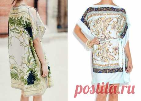 Шъем платье из платков  - идеи супер! 






Для изготовления потребуется 2 больших платка. Расцветка их должна быть одинаковой. Желательно подобрать похожий рисунок, совместить крупные узоры на каждой стороне.















Изначально с…