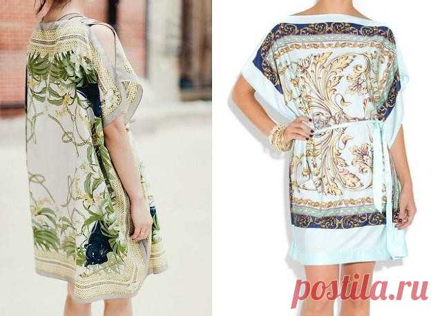 Шъем платье из платков  - идеи супер! 






Для изготовления потребуется 2 больших платка. Расцветка их должна быть одинаковой. Желательно подобрать похожий рисунок, совместить крупные узоры на каждой стороне.















Изначально с…