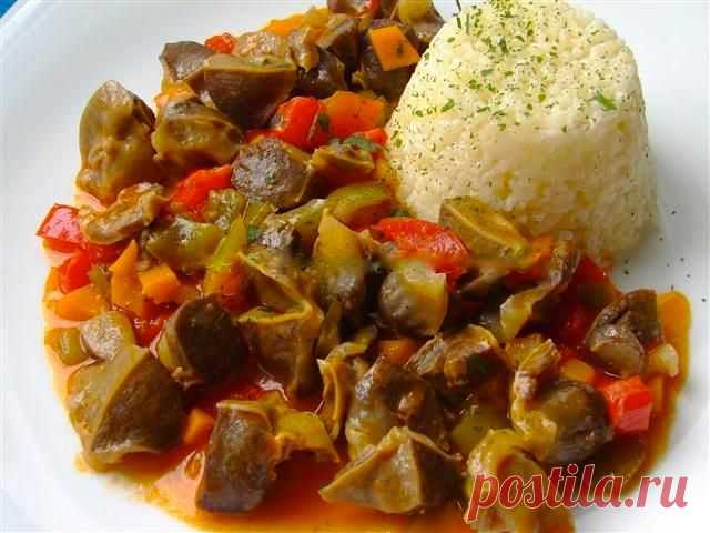 Куриные желудки — рецепты супов, салатов, закусок | Волшебная Eда.ру