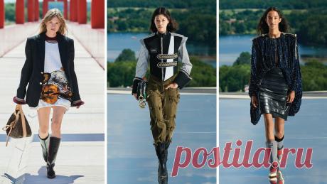 Показ Louis Vuitton 2022: футуристический взгляд на ковбойские сапоги - WOMENZINE