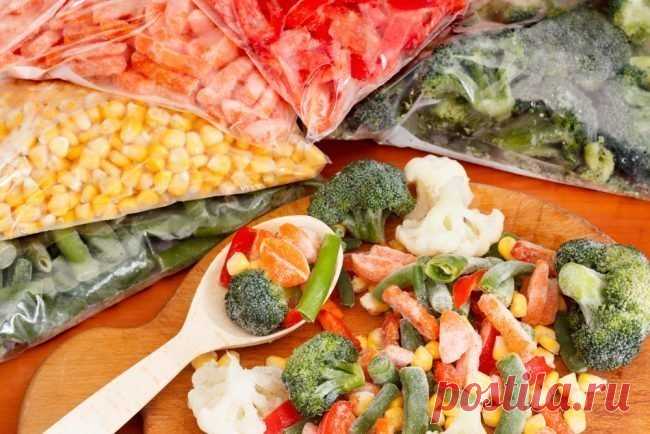 Список продуктов, которые можно заморозить на зиму