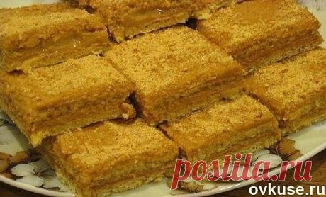 Медово-апельсиновые пирожные со сгущенкой.